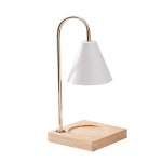 아로마 테라피 왁스 녹는 램프 노브 스위치 침실 옆 나무 야간 조명 향기 분위기 테이블 : 하루코퍼레이션11