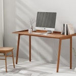 원목 컴퓨터책상 나무 서재 책상 1000x500mm, 멀바우 : 오감만족Shop