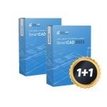 [스마트캐드] 1+1 스마트캐드 SmartCAD Pro 2025 프로 영구 라이선스 : 솔루션코리아 주식회사