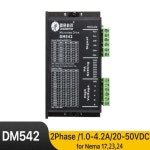 LEADSHINE DM542 2 상 스텝퍼 드라이버 NE7 NEMA23 모터 컨트롤러 42 57 모터용 20-50VDC 1.0-4.2A : 신우유통551