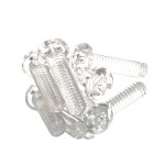 플라스틱볼트 PC 아크릴 투명 둥근머리 M4x8mm 100개 : 성원종합스토어