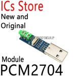 아두이노용 미니 USB DAC 하이파이 사운드 카드, 전원 디코더 보드 모듈, 라즈베리 파이 16 비트 98 DB SNR PCM2704, 5V : 바다글로벌28