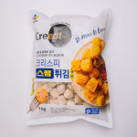 CJ 씨제이 제일제당 크레잇 크리스피 스팸튀김 큐브 1kg : 바로키친