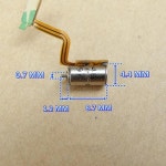 스테퍼 모터 DC 5V 4MM 정밀 2 상 4선 스텝 X 8.7MM 스테핑 DIY 기어 감속기 : 신우유통551