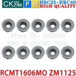 RCMT1606MO ZM1125 RCMT 1606 MO R8 초경 인서트 원형 밀링 페이스 인덱서 블 공구 EMRW 8R CNC 금속 선반 : 구매유통552