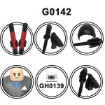 G0142 뜨거운 영화 캐릭터 교육 컬렉션 미니 조립 피규어 빌딩 블록 DIY 어린이 장난감 : 부창나인