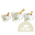 지니셀 도자기 신 손잡이 절구 전통 절구 프랜차이즈 푸드코트 약국 가게 카페 : 추천앤라운지