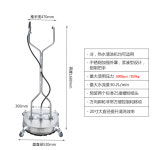 바닥 고압 세척기 도로 스프레이 원형 노면 분사 워터 주차장 주자장 스텐 수세미 21인치 2토너 2토너 : 하이플랜