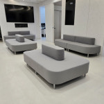 CH567 병원 대기실 양방쇼파 요양원 라운드 동물병원소파 2000mm : 초이스소파