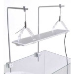 수조 조명 스탠드 어항등 램프 LED 꾸미기 수초 램프 스탠드40cm+확장20cm램프 : 웰컴어보드 쇼핑몰