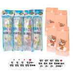 단비나인 어린이집 생일선물 뽀로로 칫솔치약세트 4세트 랜덤발송 + 스티커 8p : 단비나인샵