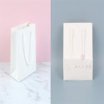 옴니스리빙 칼라 무지쇼핑백 선물백 플라워쇼핑백 : 옴니스 리빙