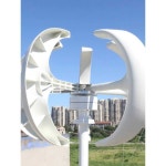 가정용풍력발전기 태양광 캠핑 터빈 농원 야외 바람 레드 100w 12V+제어 : 잡다한mall