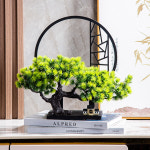 가짜소나무 조화 소나무 로비 마당 조경 식당 나무 호텔 인테리어 그린영객송+전시대 레진하우스 : 스토어뮤즈