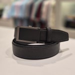 예작셔츠 남성 소가죽 자동  벨트 YJEST1156 BK : AK플라자 수원 예작셔츠