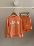 MSGM 키즈 스웨트셔츠 맨투맨 S4MSJUSW023 077 오렌지 : 꼬모양품점 광주점