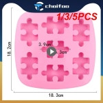 몰드 실리콘 캐비티 퍼즐 멋진 아이스 큐브 비누 5 베이킹 만들기 케이크 캔들 3 1 팬 개 수제 초콜릿 Style A 1pc : 삼삼컴퍼니