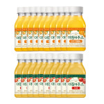 아침에주스 오렌지 210ml x 10개입 + 사과 210ml x 10개입 (총20개) : 우유팡