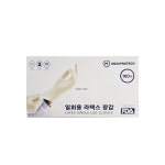 메디프로텍 라텍스장갑 M 100매 아이보리 : 푸드아트