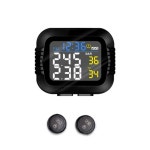 바이크 TPMS 오토바이 공기압 타이어 센서 모니터링 정비 스쿠터 압력 태양열 : 케이월드마켓