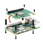 라즈베리 파이 5 AI HAT + 공식 정품 Hailo8l Pcie M.2 13Tops 보드 키트 : 에스-국제상사