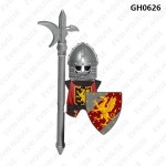 moc 호환 블록 Richard the Lionheart 미니 벽돌 액션 피규어 중세 기사 빌딩 블록 를위한 조립 액세서리 장난감 G0180 : 나인드림시스터즈