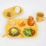 [국내산 옥수수 전분] 하우스팁 아기식판 유아식판 이유식 식판 용기 그릇 : 하우스팁