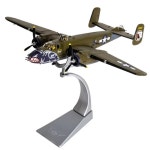 다이캐스트 B-25J 전투기 합금 완성 시뮬레이션 모델 정적 장식 성인 소년용 기념품 선물 1:72 스케일 : 수에노샵