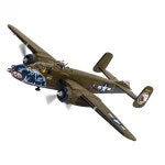 다이캐스트 B-25J 전투기 합금 완성 시뮬레이션 모델 정적 장식 성인 소년용 기념품 선물 1:72 스케일 : 수에노샵