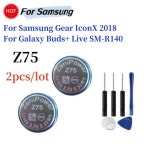 삼성 호환호환 기어 IconX 2018 갤럭시 호환 버즈 라이브 SM-R140   Z75 로트당 2 개 : 비아제샵