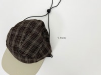 (only블랙) 유아 체크 트래드 4살 감성 캠핑 캡모자 아동 스냅백 가을 어린이 캠프캡 : 베베샤인