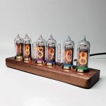 튜브 100 비트 개인화 진공관 지속되는 오래 글로우 240V NIXIE DIY 시계 WHITE : 글로브쓰리