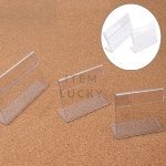 ITEM LUCKY 가로형 단면쇼케이스 높이50mm 3종 택1 테이블POP거치대 : 아이템 럭키