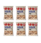 식자재왕 치킨너겟 2KG 6개 (1박스) : 식자재민족