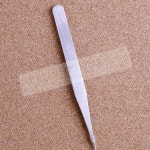 유빈 다꾸 스텐 정밀 핀셋 일자 스티커 핀셋 13.5cm 얇은 약국 : 유빈플레이스
