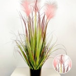 힐링스토어 갈대 조화 핑크 120cm 플라워포토존 사무실플랜테리어 인테리어조화나무 : 힐링잡화