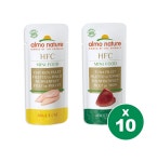 알모네이쳐 미니푸드 고양이간식 닭고기살, 3g, 10개 : 매일멍냥