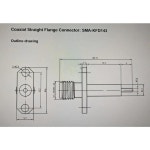 SMA-KFD143, L2 = 3.0mm 커넥터, 50 개 : 에스에스종합물류