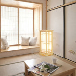 봉마켓 우드 A 전구 플로어 한지무드등 한옥 실내 닥종이 램프 스탠드 업소용 조명 소형 호박 원목 45CM LED 전구 백색광 보내기 : 봉마켓1