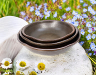 꼬모가든 장미 옹기 수반 미니 수조 연못 분수대 수경식물 화기 플랜테리어 국내산 수제 옹기 : 꼬모가든