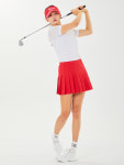 VOLVIK 볼빅 여성 골프웨어 봄 신상 25SS 에센셜 반플리츠 큐롯 스커트 CUP391 화이트 레드 블랙 : LF스퀘어 인천 볼빅