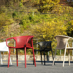 디노 암체어 야외 카페 펜션 테라스 수영장 야외의자 : 그네와파라솔