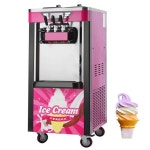 상업적인 소프트 아이스크림 기계 이탈리아 터치스크린 수직 제조기 : 에이치앤디픽1