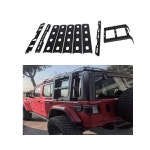 자동차 액세서리 지프 랭글러 JK JL용 사다리 2개가 있는 수하물 캐리어 루프랙 : 에이스상사.