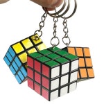 큐브 장난감 키홀더 링 가방 장식 열쇠 고리 악세사리 키링 미니 차키 홀더 : 올인올샵