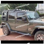 지프 랭글러 JK 2/4 도어 랙(LED 조명 사다리 포함) 수화물 랙 마운트 키트 카고 바구니 : 에이스상사.