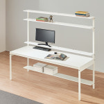 다윈 1인용 2인용 게이밍 책상 데스크 거실 컴퓨터책상 선반 pc 선반형 1800x600 : 플러스이즈