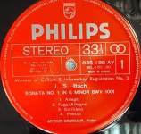 아르튀르 그뤼미오 - Arthur Grumiaux - Bach Sonate Nr.1, Partita Nr.1 LP [성음-라이센스반] [상] : 감성오디오 LPCD 스토어