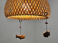 핸드메이드 가방 장식 및 인테리어 소품으로 활용 가능한 원목 고래 키링과 목걸이 : oakwood