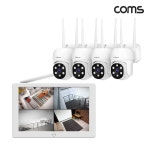 COMS CCTV 카메라 홈캠 와이파이 무선 야간투시 NVR녹화기 LCD 키트 4채널 8채널 SH006 : YH컴퍼니스토어